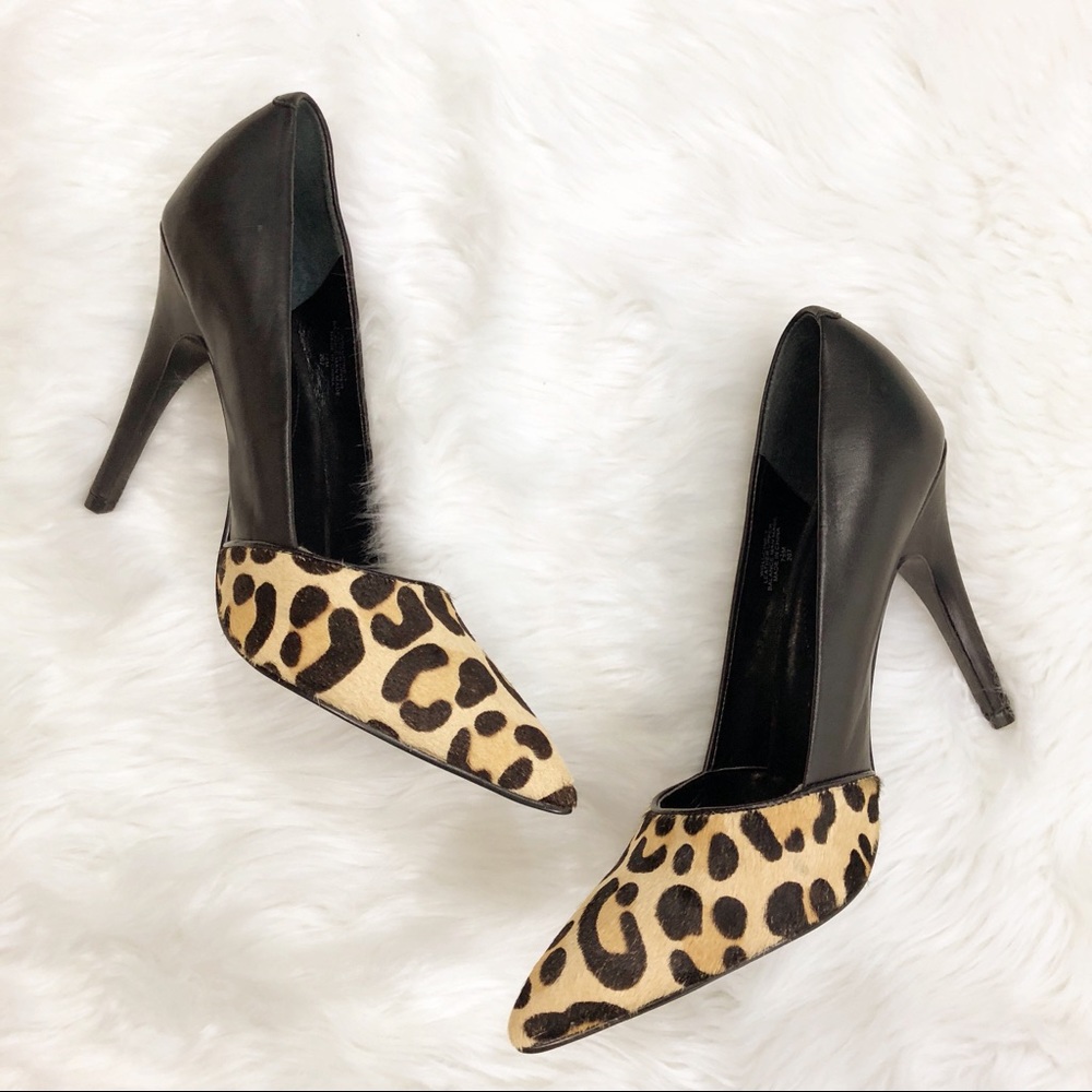 Guess • Calf Hair Leopard Heels